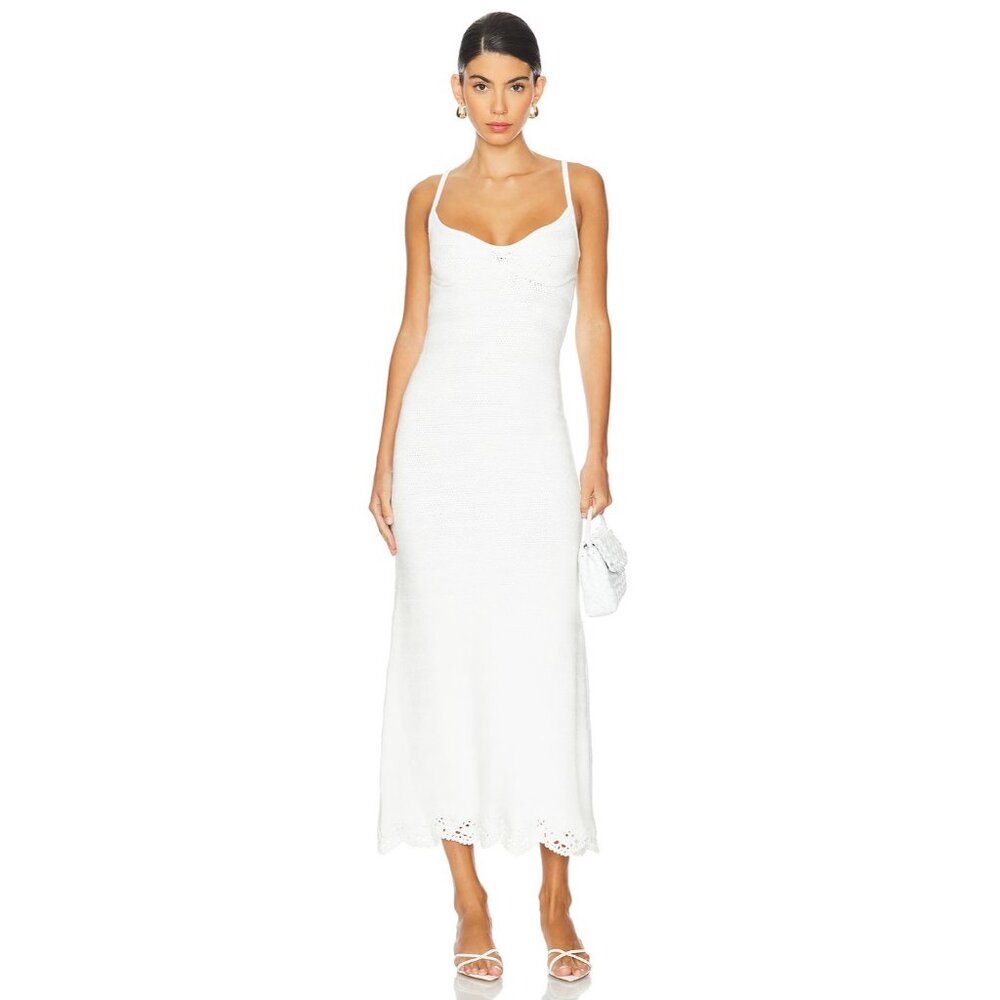 LPA Ameri Madi Dress in White Large New With Out Tags Womens